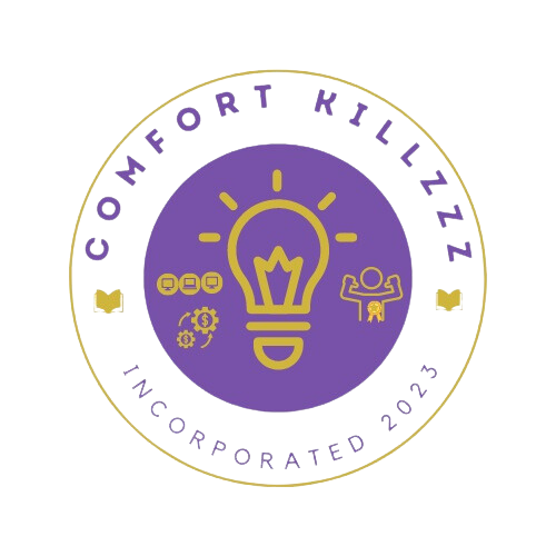 Logo, educate, encourage, teach, financial literacy, education, professional development, personal development, budgeting, comfort zone, course, learn, improve, reentry, skill, masterclass, lecture, improve, goals, vision, gifts, talents